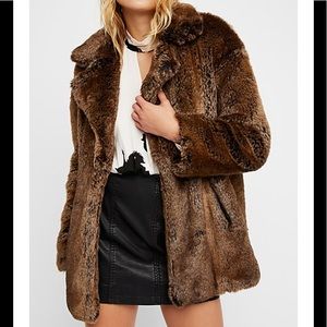 Free People Fur Coat